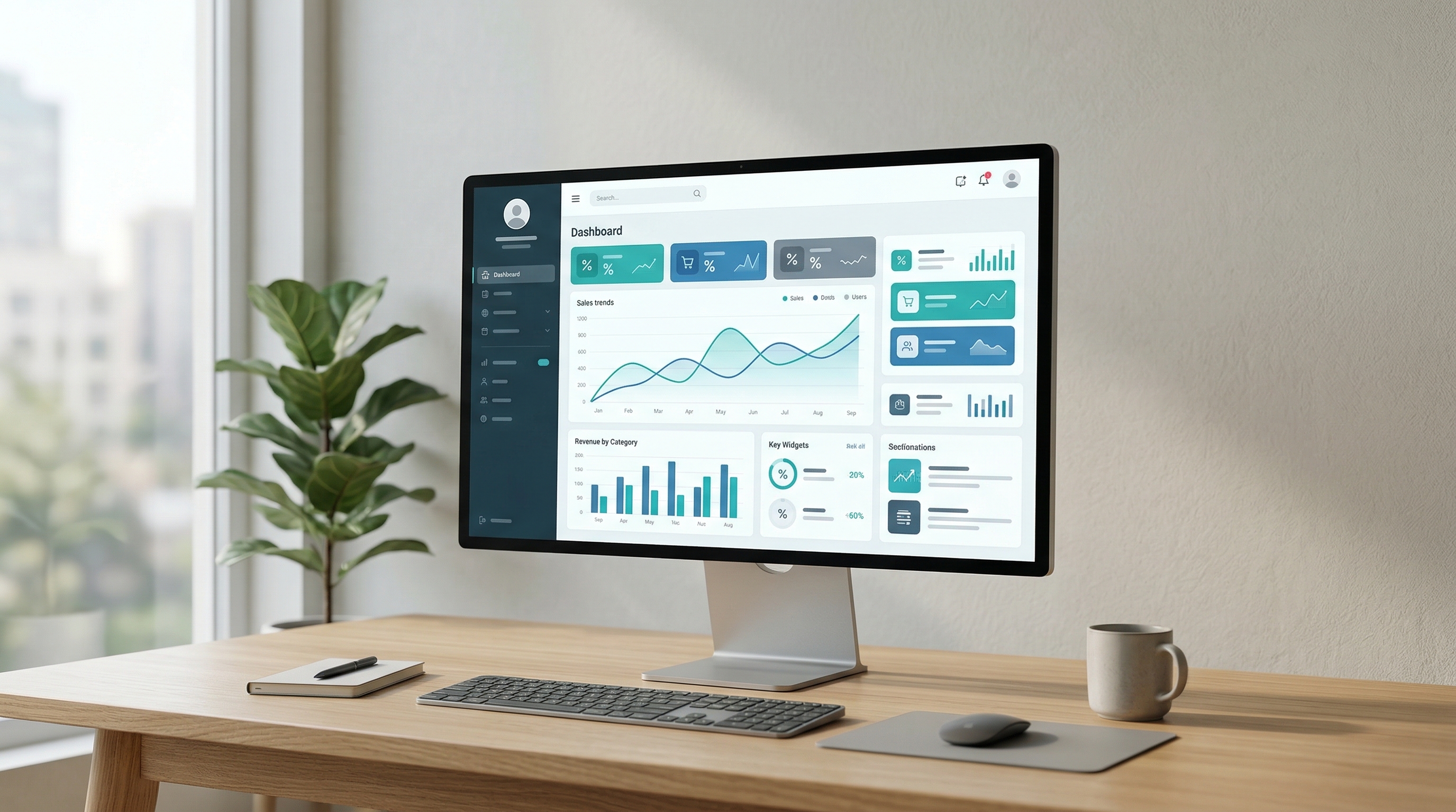 Dashboard hero visual